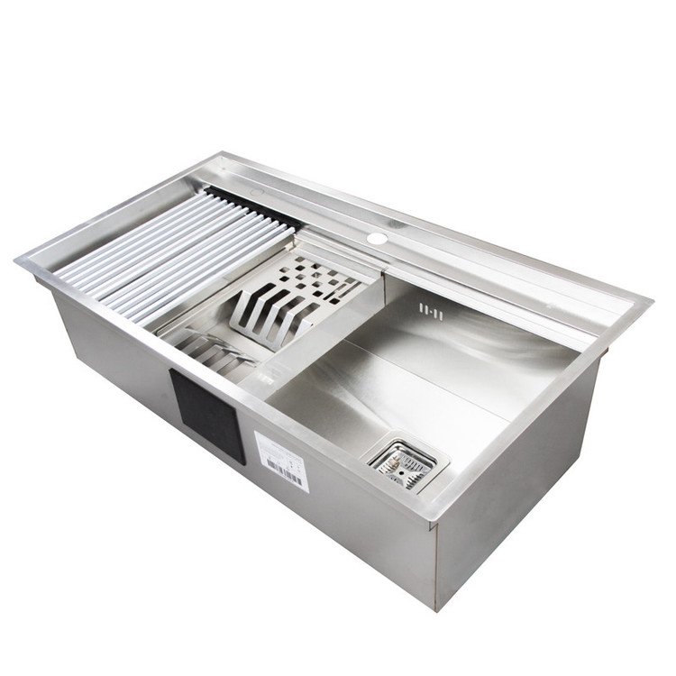 سینک ظرفشویی استیل توکار یک لگنه کمتال مدل A-90